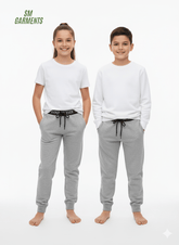 KIDS HYPER FOREVER Waistband Grey Jogger Trouser - Smgarment's